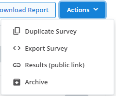 Survey Actions