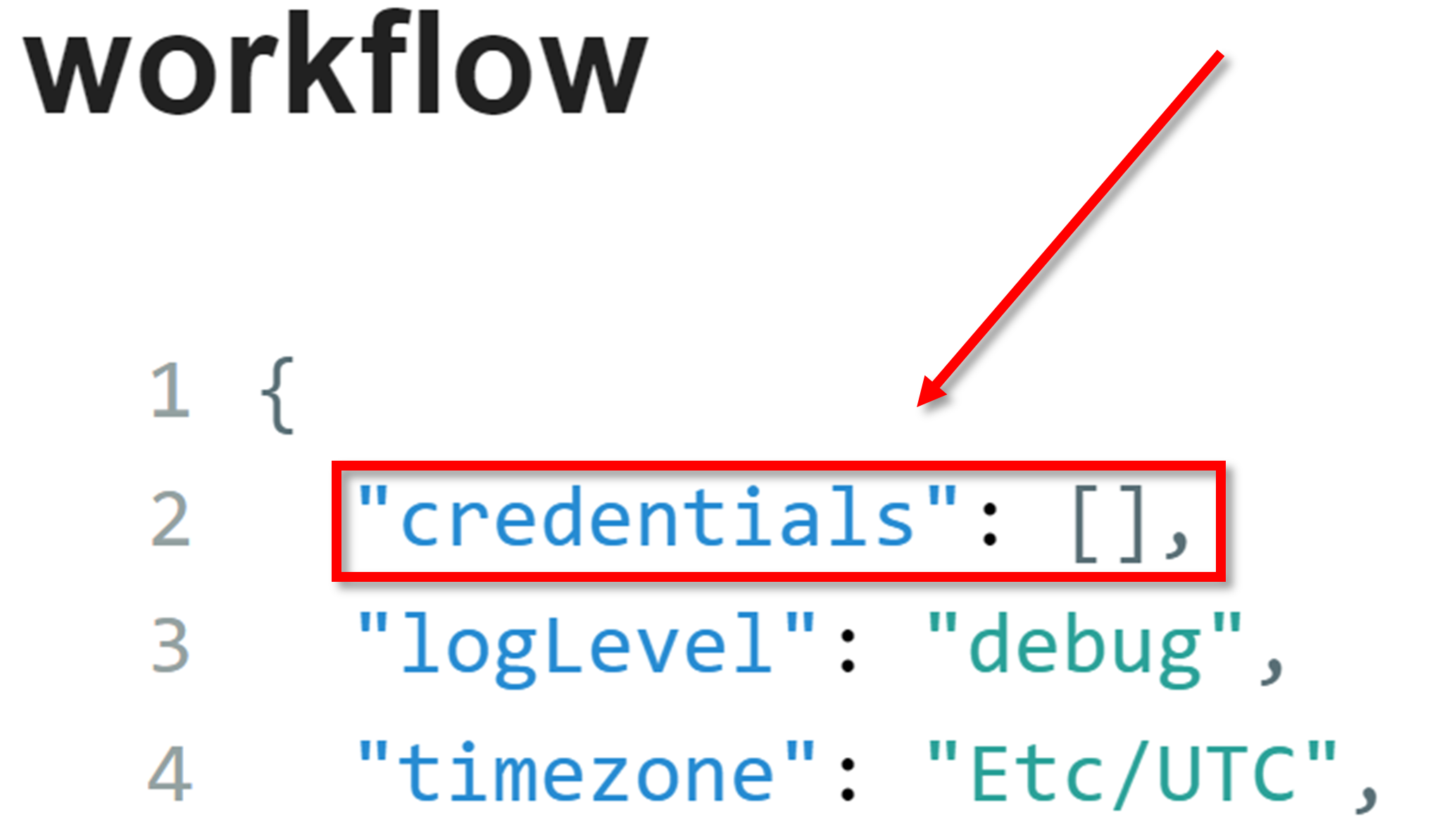 Credentials Property